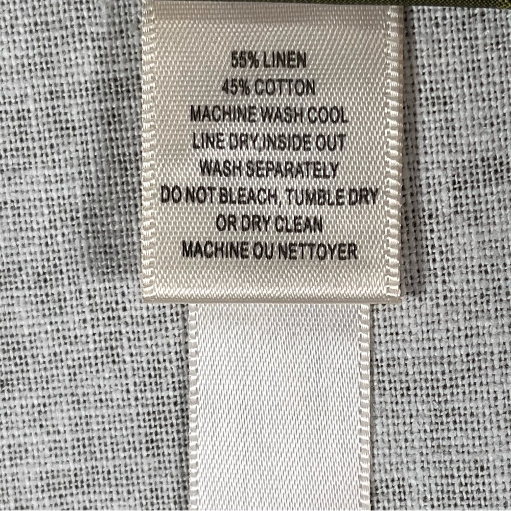 Maralyce Ferree Linen Coat Long Duster Cream Jacket Minimalist Trench Small - Picture 7 of 16
